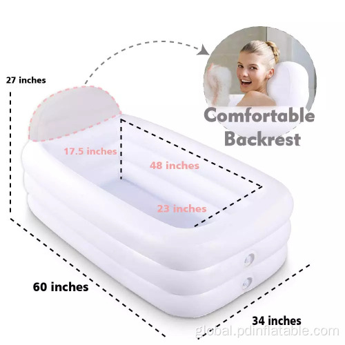  ECO Portable Inflatable bath tube for adult Manufactory